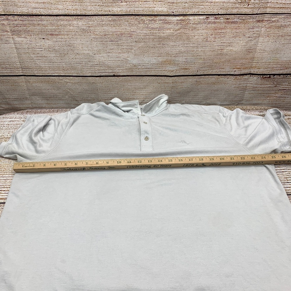Tommy Bahama Polo Shirt Striped Moisture Wicking Golf‎ Casual [Size Extra large] - Picture 4 of 7
